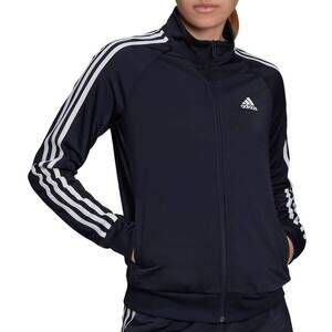 NEW ADIDAS tricot slim 3-stripes track jacket in blue